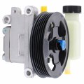 Power Steering Pump With Pulley And Reservoir For Cx7 2007 2008 2009 2010 2011 2012