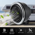 X Autohaux Rotating Ac Air Outlet Vent Louvered Dashboard Electroplate Knob For Rv Bus Boat Yacht 87mm 75mm 46mm