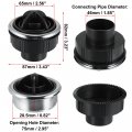 X Autohaux Rotating Ac Air Outlet Vent Louvered Dashboard Electroplate Knob For Rv Bus Boat Yacht 87mm 75mm 46mm
