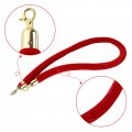 4pack Red Velvet Stanchion Rope 5 Feet Crowd Controls Barrier Rope For Movie Theaters Grand Openings Hotels