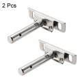 Uxcell Invisible Floating Shelf Brackets 76mmx80mm Adjustable Hidden Blind Supports For Concealed Shelves Pack Of 2