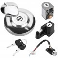 Ignition Lock Switch Fuel Gas Cap Helmet Seat Key Set Replacement For Honda Rebel 250 Cmx250