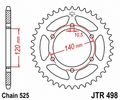 Jt Sprockets Jtr498 44 44t Steel Rear Sprocket 