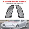 2x Front Hood Vent Grille Cover For Mercedes R171 Slk280 Slk300 Slk350 2005-2011 1718800385 1718800485
