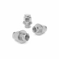Stancemagic 20 Pcs Silver Chrome Mag Style Lug Nuts With Washer 12mm X 5 12x1 Threads 1 Length 21mm 13 16 Hex Compatible 5-lug