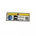 Polaris Oem 705kg Hitch Decal 2015-2018 Sportsman Touring Etx 450 570