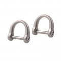 Hamans Titanium D Ring Shackle Keychain Horseshoe Keyring U Shape Car Key Fob Tool Large 