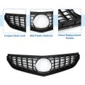 Front Upper Hood Bumper Grille For Mercedes-benz E250 2011-2013 Kidney Grill Black