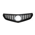 Front Upper Hood Bumper Grille For Mercedes-benz E250 2011-2013 Kidney Grill Black 