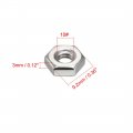 Uxcell Hex Nuts 10 -32 Fine Thread Hexagon Nut Stainless Steel 304 Pack Of 50