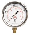 4 Oil Filled Pressure Gauge 1 Npt Lower Mount 400 Psi 