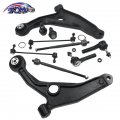 Tom 10pcs Suspension Kit Front Lower Control Arms Tie Rod Set For 2011-2014 Chrysler 200 2007-2010 Sebring 2008-2014 Dodge