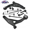 Tom 10pcs Suspension Kit Front Lower Control Arms Tie Rod Set For 2011-2014 Chrysler 200 2007-2010 Sebring 2008-2014 Dodge