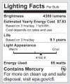 Satco S7385 65 Watt 300 4300 Lumens Hi-pro Spiral Cfl Bright White 4100k Medium Base 120 Volt Light Bulb