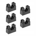 Corrugated Tube Holder Ad10 Plastic Mounting Bracket Pipe Clamp Clips 5pcs 