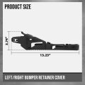 Front Bumper Retainers Left And Right For Porsche Cayenne 2011 2012 2013 2014 Base S Hybrid Turbo Diesel Gts Black 95850504900