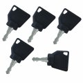 Manioiity 701-45501 5pcs Ignition Key 701 45501 70145501 Compatible With Jcb Backhoe Loader 4wd 3cx 3dx 4c 4wd 1cx 214e 2cx Am