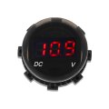 Voltmeter 12v Modified Motorcycle Led Digital Display Voltage Volt Gauge Panel Meter Red