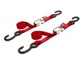 Powertye 22261 Red X 5 1 2ft Cam Buckle S-hook Tie-downs 