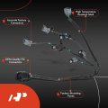 A-premium Fuel Injector Wiring Harness Compatible With Dodge Grand Caravan Chrysler Town Country Voyager 2001-2003 3l 3 8l Ohv