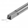 Uxcell Metric Thread Tap M3 X 0 35 H2 100mm Extra Long Straight Flute Screw Milling Machine Taps Threading Tapping Repair Tool