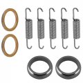 Caltric Muffler Pipe Gaskets With Spring Compatible Yamaha 3yf-14613-01-00 3b4-14714-00-00