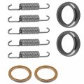 Caltric Muffler Pipe Gaskets With Spring Compatible Yamaha 3yf-14613-01-00 3b4-14714-00-00