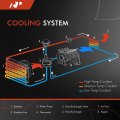 A-premium Engine Coolant Radiator Assembly With Transmission Oil Cooler Compatible Nissan Maxima 1989-1994 300zx 1989-1996 V6 3