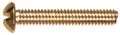 The Hillman Group 1991 6-32 X 1-1 4 In Round Slotted Machine Screw Brass 24-pack 