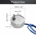 Fielect Synchronous Motor Ac 110v 0 8-1rpm Synchron Turntable Cw Ccw Direction 4w Tyc-50 For Cup Turner Cuptisserie Tumbler