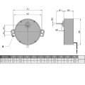 Fielect Synchronous Motor Ac 110v 0 8-1rpm Synchron Turntable Cw Ccw Direction 4w Tyc-50 For Cup Turner Cuptisserie Tumbler