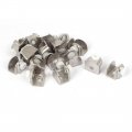 Glass Shelf Bracket Adjustable Metal Door Cabinet Clamp Clip Holder For 4-9mm Thickness 20pcs 