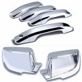 Uframe For 2015 2016 Cadillac Escalade Chrome Door Handle Cover 4d Full Mirror Combo Kit No Passenger Keyhole 