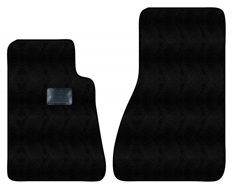 Carpet Front Floor Mats Black For Mercedes-benz 230sl 1967 1966 1965 1964 1963 Includes Heel Pad