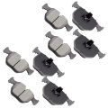 Brake Pad Sets 8pcs For Bmw 740i 1995 1997-2001 For 740il 1995-2001 M5 2000-2003 X5 2000-2006 D681 D683 