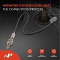 A-premium O2 Oxygen Sensor Compatible With Honda Civic 1998 1999 2000 1 6l Upstream And Downstream 2-pc Set