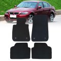 Black Velour Front Rear Floor Mats Carpet For Bmw E90 3-series E91 E92 328i 335i 335is M3 2006 2007 2008 2009 2010 2011 