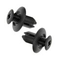 Bumper Retainers For Mazda B22 B2600 1990 1991 1992 1993 Black Nylon Screw Rivets Fastener 0 4 In Face Diameter 0 3 Hole 2 