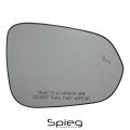 Spieg Passenger Side Mirror Glass Replacement For Lexus Rx350 Rx450h 2016-2022 Heated W Blind Spot Monitoring Backing Plate