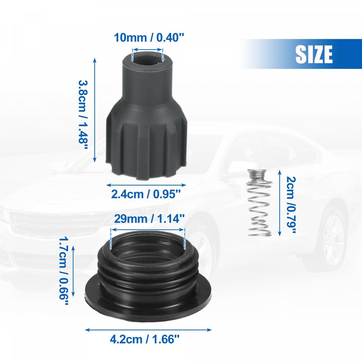 6 Set Engine Ignition Coil Boot Kit No 12590990 12618542 12632479 Fit For Chevrolet Impala 2012-2020 Caprice 2012-2017