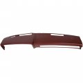 Kuafu Dash Cover Compatible With 1981-1991 Chevrolet Gmc C K R V Truck Suv Pickup Dashboard Pad Cap Maroon