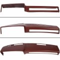 Kuafu Dash Cover Compatible With 1981-1991 Chevrolet Gmc C K R V Truck Suv Pickup Dashboard Pad Cap Maroon