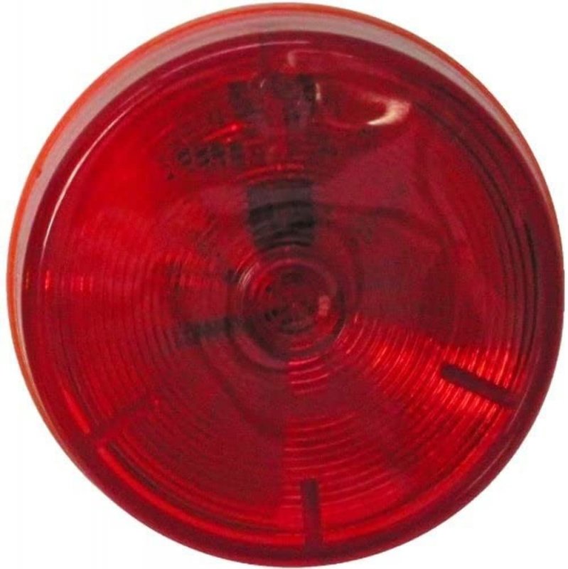 163r Red 2 5 In Round Led Clearance Light Waterproof Vehicle Marker Lamp For Cars 9 To 16 Volt Operating Range