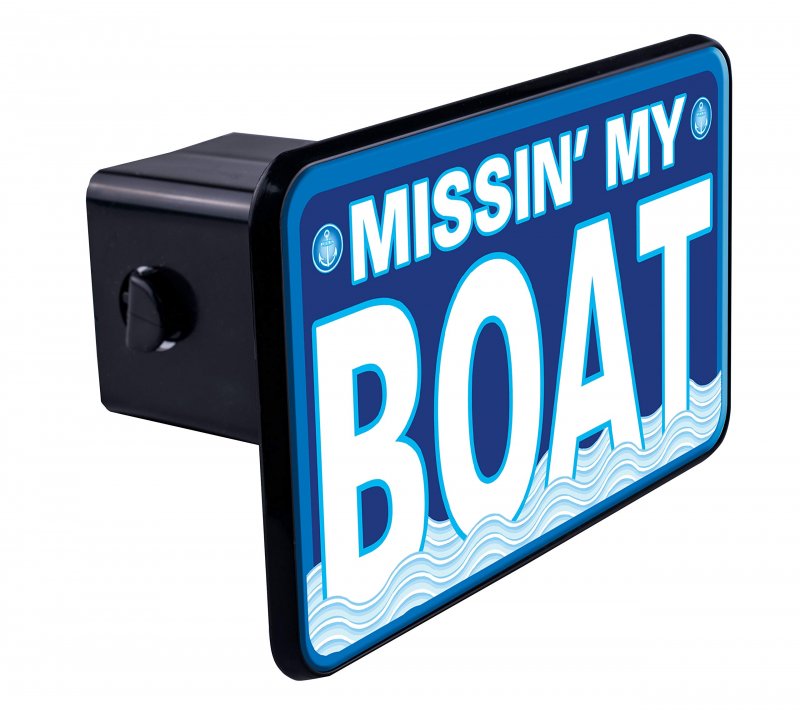 Miss N My Boat Trailer Hitch Cover