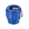 X Autohaux 5 Pcs An8 Hex Car Hose Finisher Flexible Rubber Pipe Clamp With Screw Band Adapter Fitting For Oil Fuel Water Tube