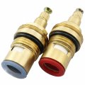 Faucet Valve Ceramic Stem Lq Industrial 1pair 20 Teeth Disc Cartridge G1 2 Replacement Brass For Bathroom Kitchen 