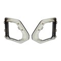Front Fog Light Bezel Cover Replacement For Sierra 2019 2020 Gloss Black Left And Right Side Driving Lamp Trim Covers Abs