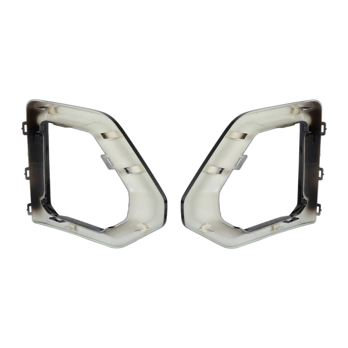 Front Fog Light Bezel Cover Replacement For Sierra 2019 2020 Gloss Black Left And Right Side Driving Lamp Trim Covers Abs