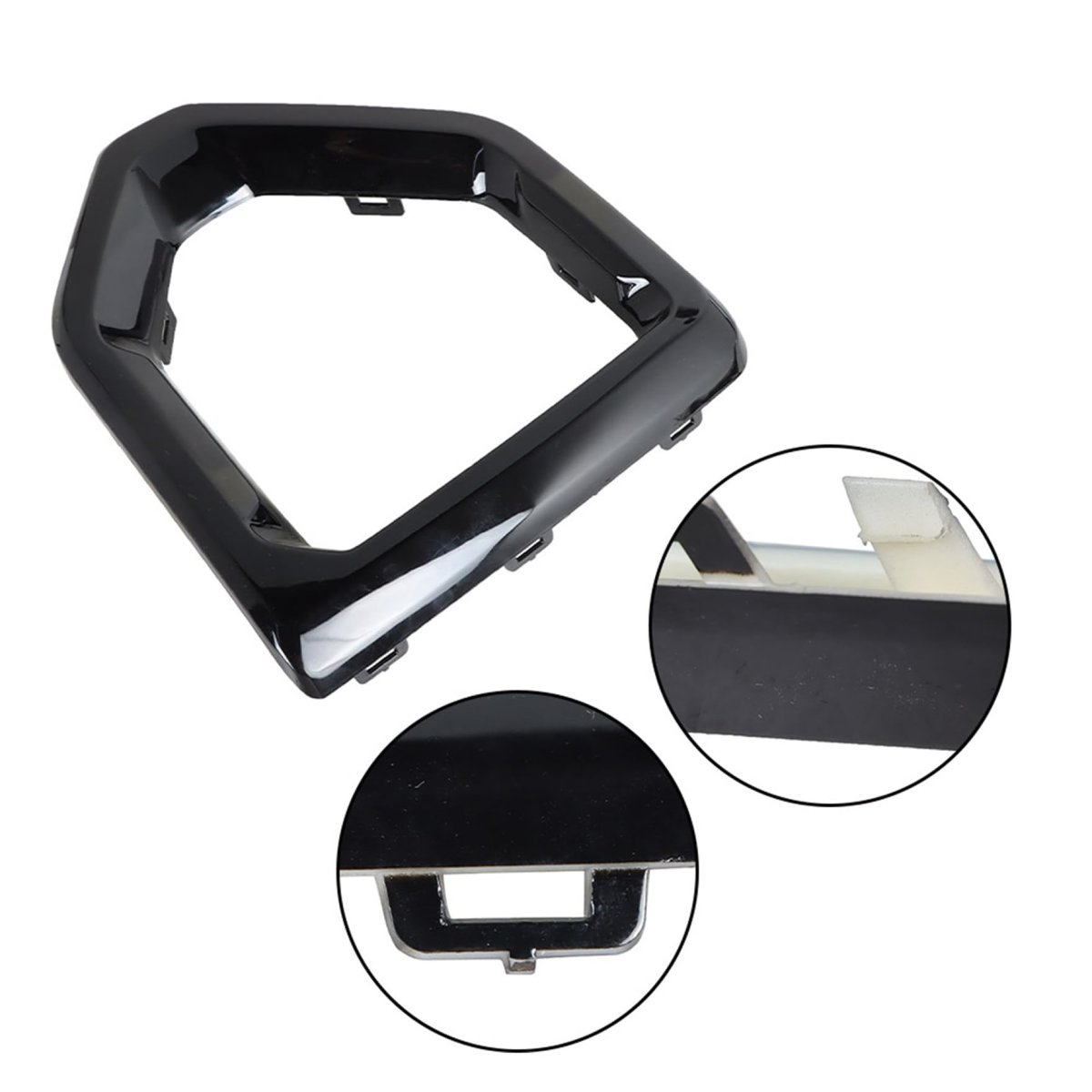 Front Fog Light Bezel Cover Replacement For Sierra 2019 2020 Gloss Black Left And Right Side Driving Lamp Trim Covers Abs