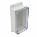Uxcell 6 2 X3 5 X2 158mmx90mmx64mm Abs Junction Box Universal Project Enclosure W Pc Transparent Cover